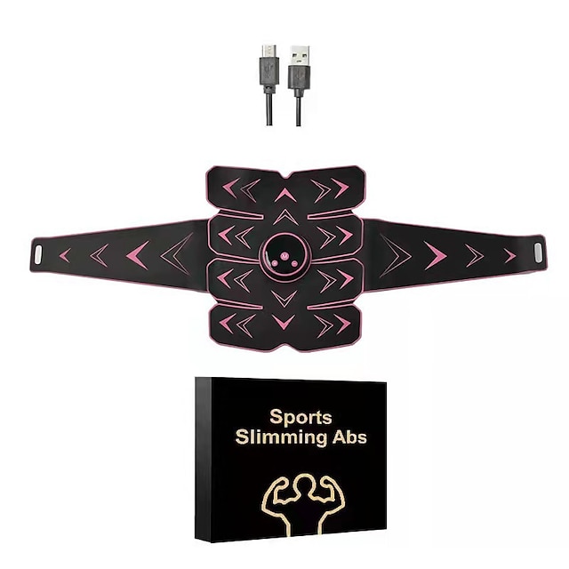  ems abs trainer ηλεκτροδιέγερση κοιλίας ηλεκτροδιέγερση USB φορτισμένη γυμναστική στο σπίτι προπόνηση γυμναστήριο ζώνες τόνωσης μυών μασάζ