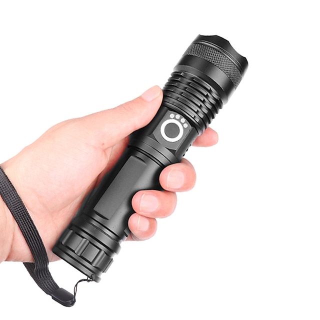  uusi tehokas led-taskulamppu xhp50superkirkas usb ladattava taskulamppu 18650 zoom tehokas salamavalo metsästyslyhty