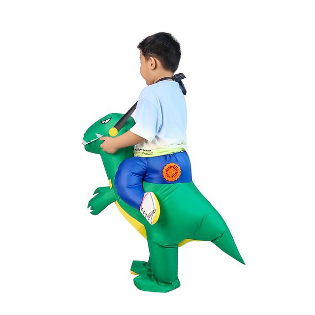 Inflatable Dinosaur Costume Blow Up Ride Dinosaur for Kid's Adults' for Halloween Carnival Party 5