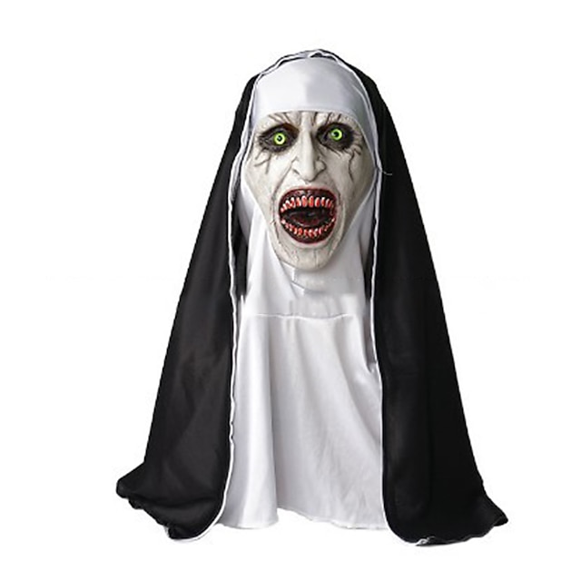  Kuvittelu Nunna Halloween rekvisiitta Sukupuolineutraali Pelottava puku Halloween Halloween Helppoja Halloween-asuja