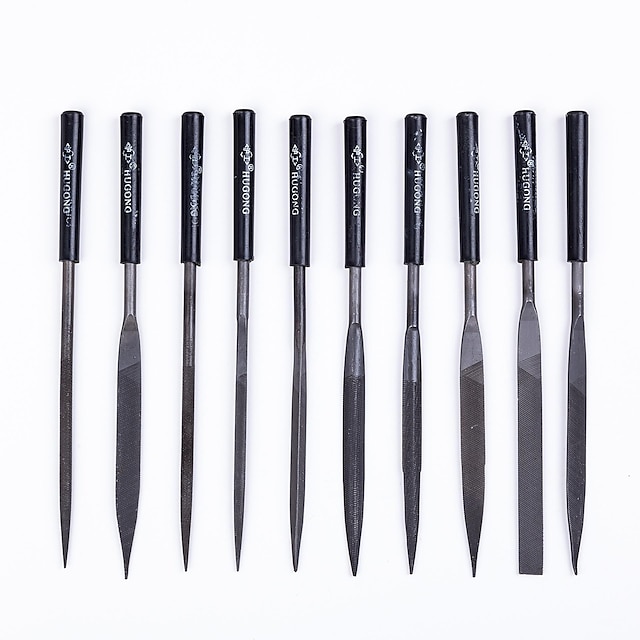  10pcs Needle File Set Files For Metal Glass Stone Jewelry Wood Carving Craft S8KCA64