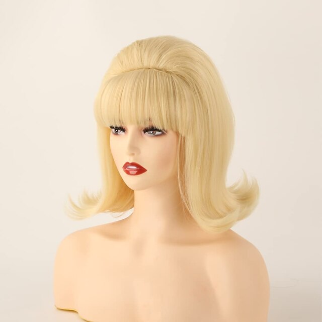 Womens Flip Wig 70s Pinup Pelucas 60s Retro Beehive Style Vintage Look Womens Flip Wig 70s Pinup Pelucas 60s Retro Beehive Style Vintage Look