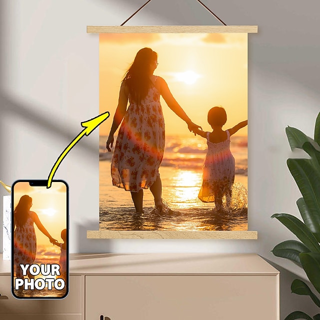 Custom Posters with Hangers Wall Art Canvas Prints and Poster