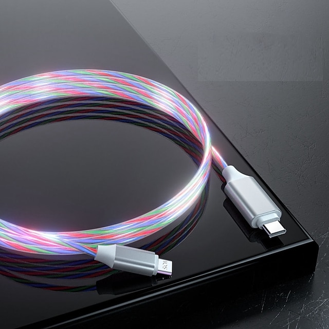  Cable USB C cable relámpago 20W 3,3 pies 6.6 pies USB A a USB C USB A a relámpago USB A a micro B 3 A Carga rápida Duradero Para Macbook iPad Samsung Accesorio para Teléfono Móvil