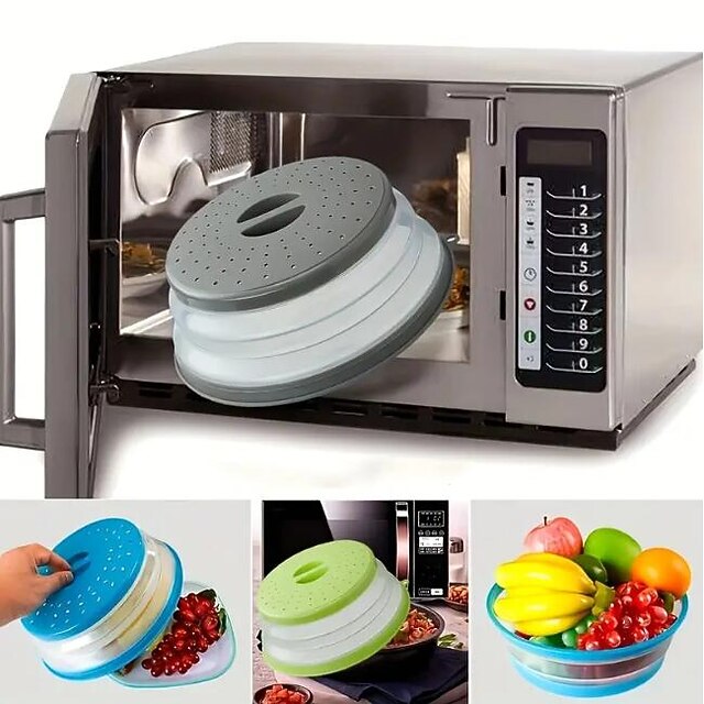 Collapsible Microwave Cover, Microwave Lid, Multifunctional Microwave