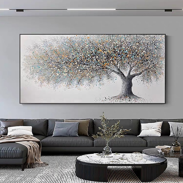  Mintura Handmade Abstract Tree Landscape Oil Paintings On Canvas Wall Art Decoration Modern Pictures For Home Decor Rolled Frameless Unstretched Painting