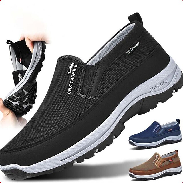 Mens Breathable SlipOn Shoes  Lightweight NonSlip AllWeather