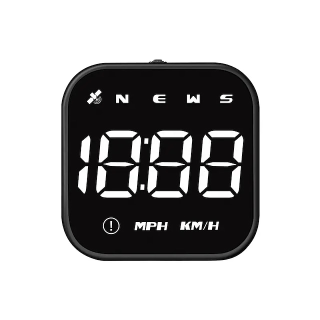  Digital GPS Speedometer Car HUD Heads Up Display with Digital Speed in MPH KPH Compass Driving Direction Fatigue Driving Reminder Overspeed Alarm Trip Meter
