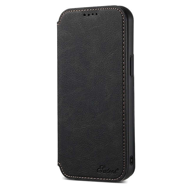  Phone Case For iPhone 16 iPhone 15 Pro Max Plus iPhone 14 13 12 Pro Max Plus Wallet Case Flip Cover With Magsafe with Stand Holder Magnetic Card Slot Solid Color TPU PU Leather