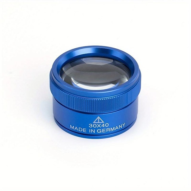  Lightweight 30x40 Magnifying Glass Single Color Optical Lens Portable Magnifier Loupe For Jewelry Coin Stamps Watch