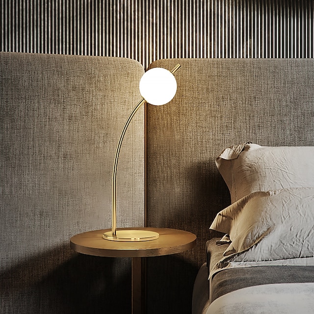  LED stolní lampa se zástrčkou moderní noční stolní lampa 10w 2 barevné režimy použitelné pro obývací pokoj ložnice kancelářská noční skříňka a knihovna