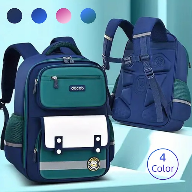  taška na knihy ležérní velkokapacitní batoh jednoduchá ochrana páteře voděodolný batoh školní taška, dárek zpět do školy