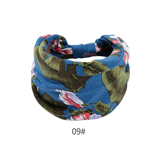 Bohend Fascia Larga Bohémien Con Bottoni - 3 Pezzi - Morbida Elastica Per Sport, Yoga, Palestra - Donna