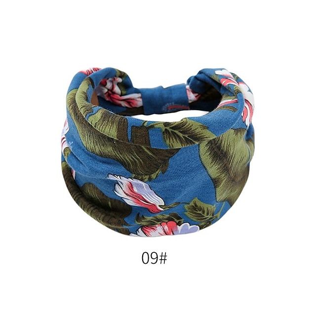 Bohend Fascia Larga Bohémien Con Bottoni - 3 Pezzi - Morbida Elastica Per Sport, Yoga, Palestra - Donna