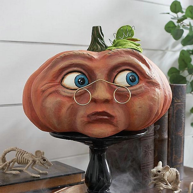  decor de halloween decor curte combinații de monstru de halloween dovleac locație elemente de recuzită bar de dovleac statuie expresivă de dovleac