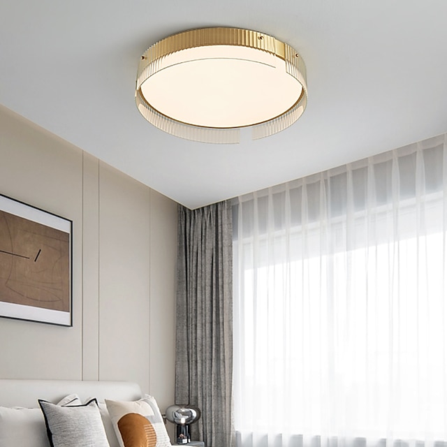  Unterputz-LED-Deckenleuchten, rund, 30/40 cm, Schwarzgold, ultradünn, 3-Farben-Deckenleuchte für Schlafzimmer, Badezimmer, Wohnzimmer, Küche, 110–240 V