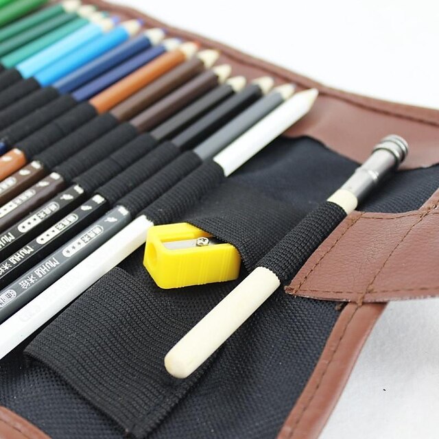 36/48/72 Colors Wood Colored Pencils with Wrap Set Sketching Drawing ...