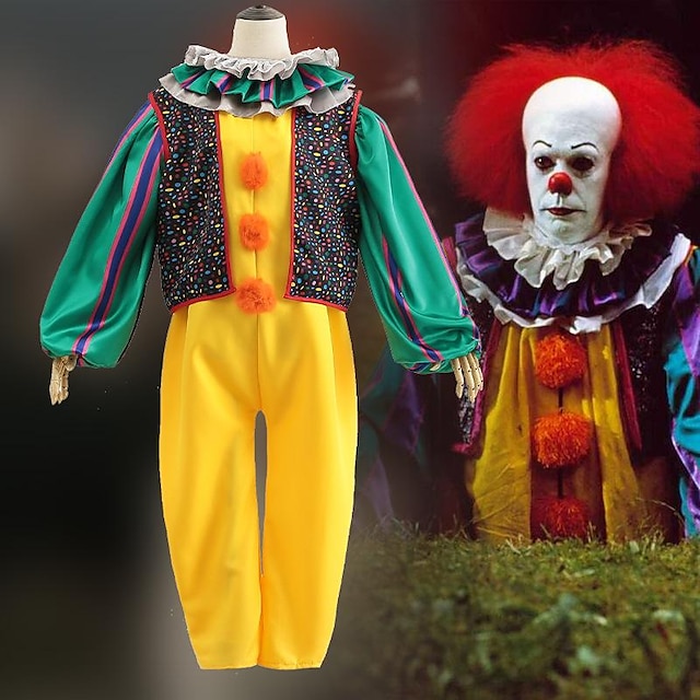 It Burlesque Clown Pennywise Cosplay Costume Party Costume Adults' Men