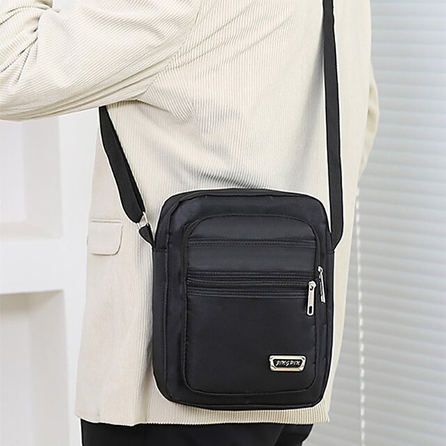 Lightweight Waterproof Nylon Crossbody Bag for Commuting, Travel, and ...