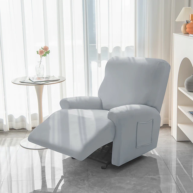 Recliner Cover Arm Chair Burgundy Recliner Covers Slipcover Stretch Couch Cover Washable Chair Cover Protector for Dogs Pet(1 Backrest Cover, 1 Seat Cover, 2 Armrest Cover) 21