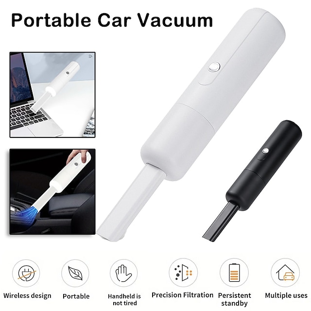  Portable High-power Hand Held Vacuuming Cordless Strong Suction Car Vacuum Cordless Handheld Vacuum Cordless Cleaner Hand Vacuum With Large Dirt Bowl Washable Filter Portable Rechargeable Air Cleane