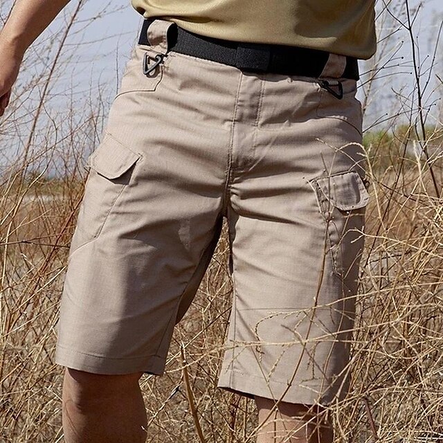 Mens Cargo Shorts Hiking Shorts Tactical Shorts Military Outdoor Ripstop Breathable Quick Dry