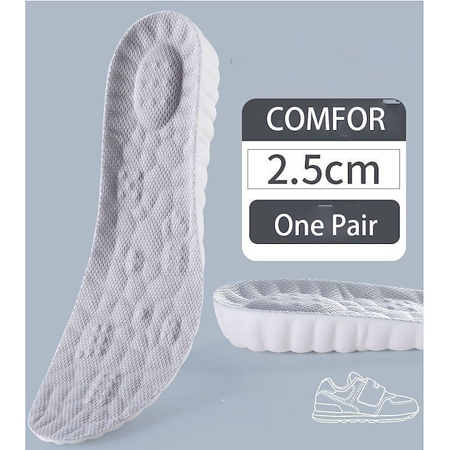 Comfortable Shoe Inserts with Height Boost – Available in 1.5cm, 2.5cm, and 3.5cm Options – Soft Cushioning Insoles for Sneakers, Boots, and Everyday Footwear