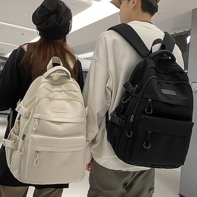  vattentät nylon ryggsäck för skolan och resor - snygg och hållbar design, perfekt för studenter, tillbaka till skolan