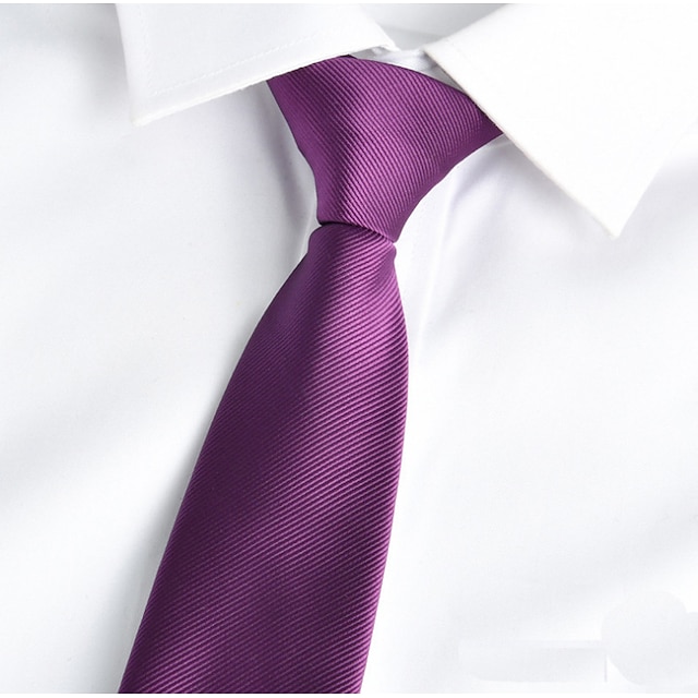 Men's Neckties Zip Tie Men Ties Zipper Tie Skinny Tie Pretied Plain ...