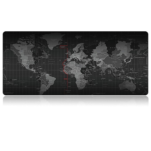  300 mm x 700 mm x 3 mm mouse pad mapa do mundo, extra grande para meninas computador de escritório mesa de teclado tapete de corrida mouse pad