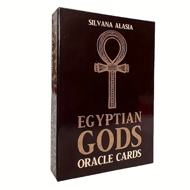  1 stk egyptiske guder orakel kort for spådom brettspill kortspill verktøy