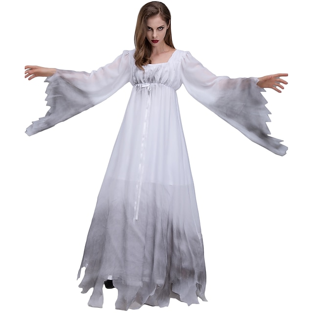  Zambi Widmowa panna młoda Kostium Cosplay Kostium imprezowy Bal maskowy Stroje Damskie Dla dorosłych Spektakl Impreza Halloween Bal maskowy Łatwy kostium karnawałowy