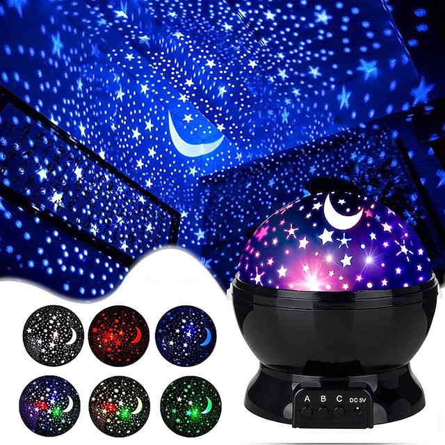  Starry Night Light Projector Galaxy Light Projector Led Rotating Moon Star Projector Night Light Lamps for Bedroom Party Decorations Birthday Gifts