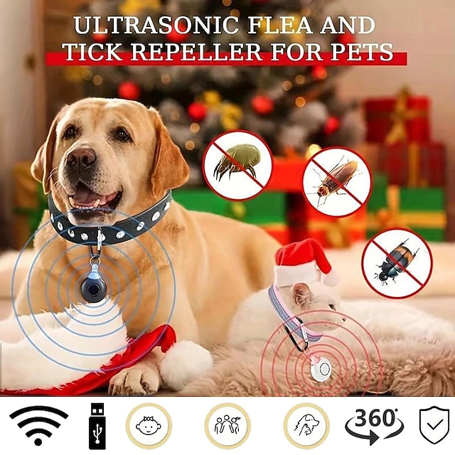  USB Rechargeable Intelligent Insect Repellent – Portable Outdoor Ultrasonic Mosquito and Pet Bug Deterrent Device