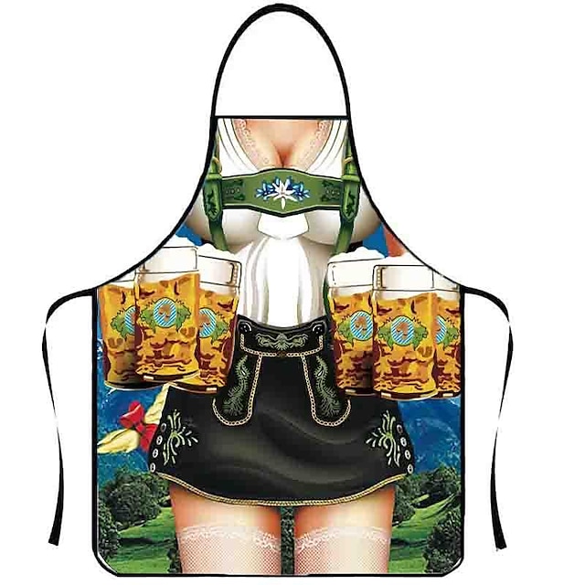  Pivo Oktoberfest Kostým Zástěra Dámské šaty Lederhosen Oktoberfest / pivo Bavorský Bavorský pár Bavorský Mnichov Wiesn Louky Pánské Dámské Tradiční Styl Tkanina Zástěra