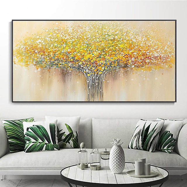  mintura ručně vyráběné abstraktní stromové květiny olejomalby na plátně nástěnné umělecké dekorace moderní obrazy krajiny pro domácí výzdobu válcovaný bezrámový nenatažený obraz