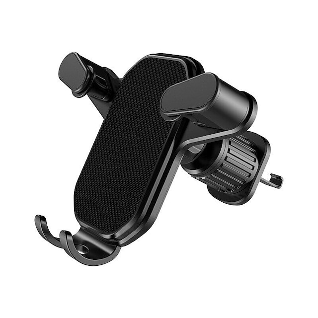  Car Phone Holder with Hook Car Air Vent Clip Mount Not Fall Off Smartphone Stand GPS Support For 4.7-6.7in Mobile Phones