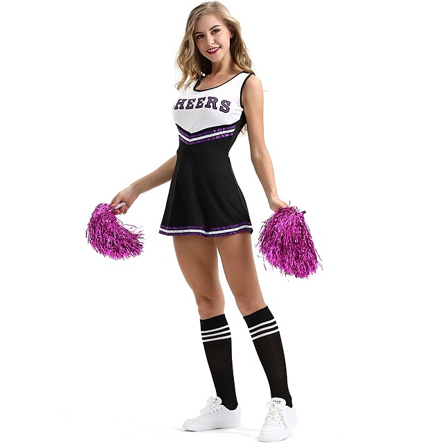 Cheerleader Cosplay Costume Party Costume Masquerade Adults Womens Outfits Halloween 