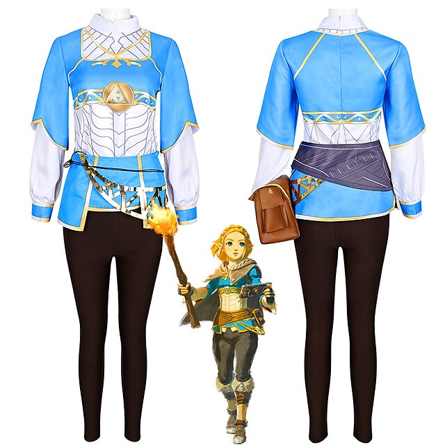  Innoittamana Legend of Zelda: Tears of the Kingdom Prinsessa Anime Cosplay-asut Japani Halloween Cosplay-puvut Käyttötarkoitus Naisten
