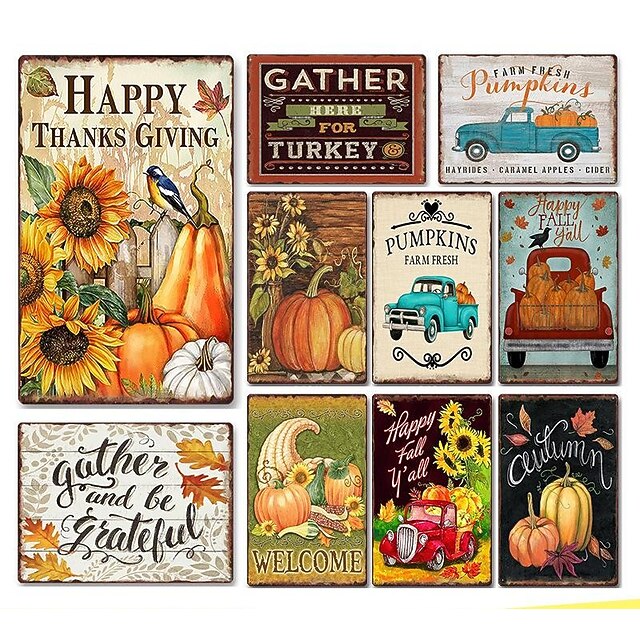 1pc Retro Metal Tin Sign Girl Tin Sign Vintage Kitchen Signs Wall Decor