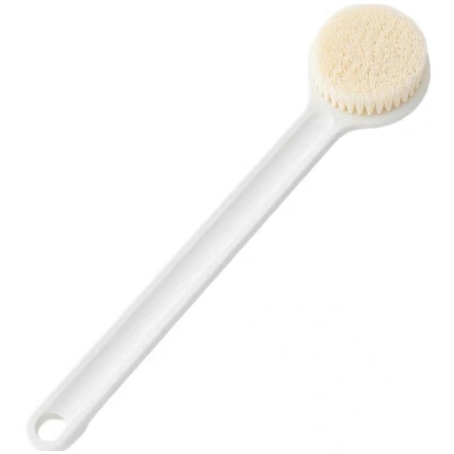  1pc Soft Long Handle Bath Brush for Gentle Back Cleaning