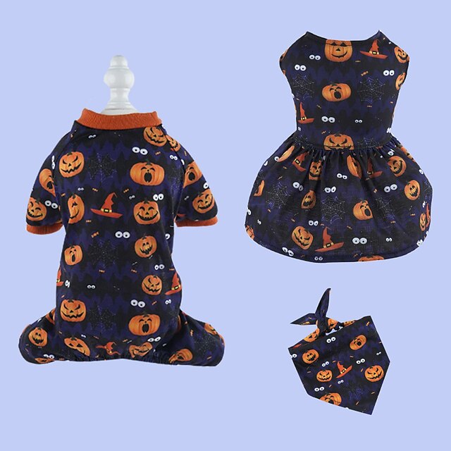  Câini Pisici Hanorca Rochii Câine Bandana Petrecere Amuzant Iarnă Respirabil Απαλό Lavabil Comfortabil În aer liber Halloween Casul / Zilnic Îmbrăcăminte pentru câini for Bichon Frise Pomeran un