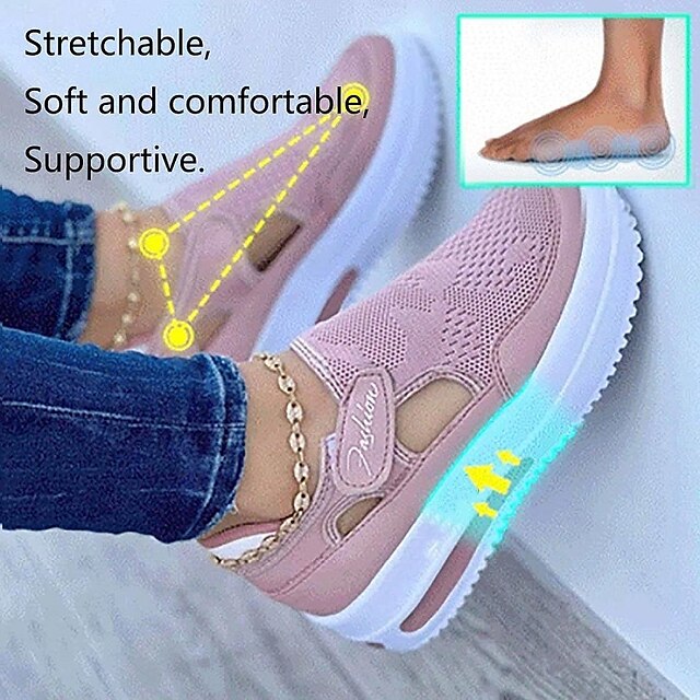 Women's Sneakers Slip-Ons Plus Size Platform Sneakers Sports Sandals ...