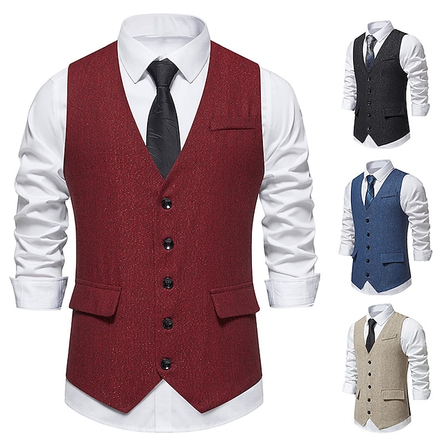 Vintage 1920s Vest Waistcoat The Great Gatsby Gentleman Groomsmen Men's ...