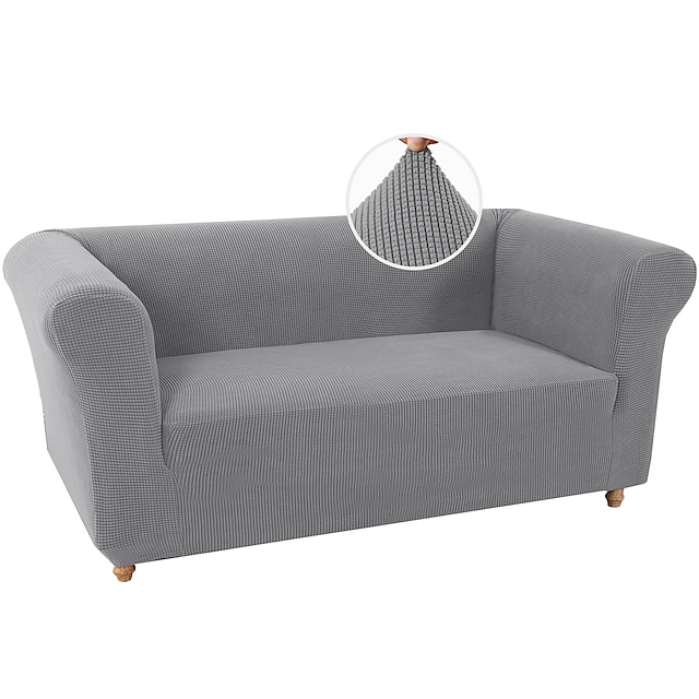  Stretch-Sofabezug im Chesterfield-Stil, Sofabezug für Wohnzimmer, weicher, rutschfester Sofabezug, Möbelschutz für Hunde