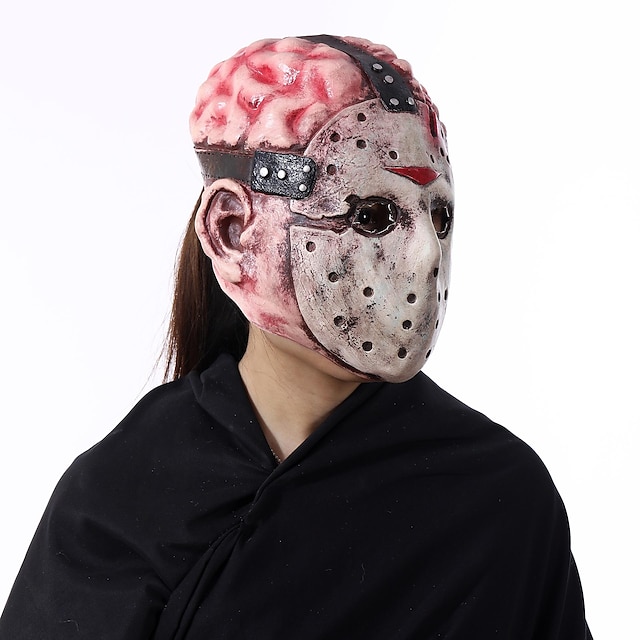  Jason Vorhees / Jason Voorhees Halloween Maske / Halloween rekvisitter Morsom Skremmende kostyme Voksne Herre / Dame Halloween / Karneval Enkle Halloween-kostymer Kle deg opp