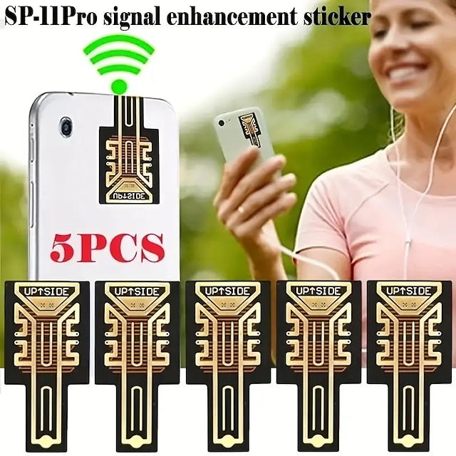 1pc/3pcs/5pcs Portable Signal Boost Sticker Booster SP11 Pro Antenna Signal Amplifier For All Smartphones Portable Camping Tools