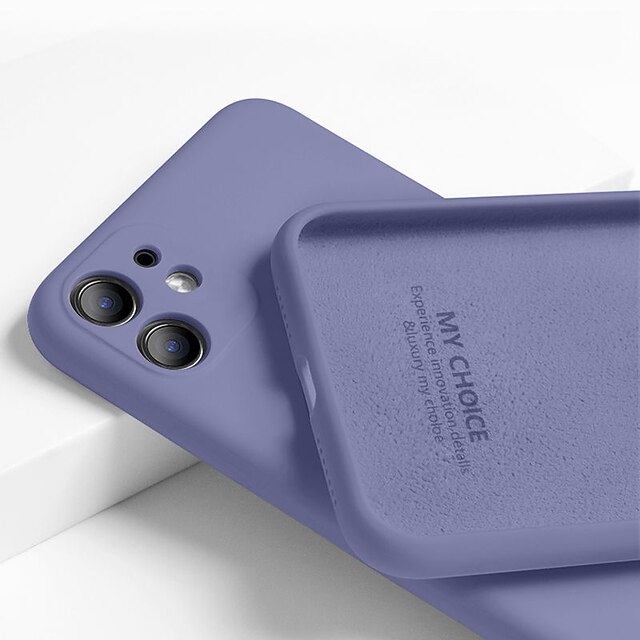  telefone Capinha Para iPhone 15 14 Pro Max Plus 13 Pro Max Mini Capa traseira Estojo de silicone líquido Antichoque Côr Sólida Gel de Sílica Silicone