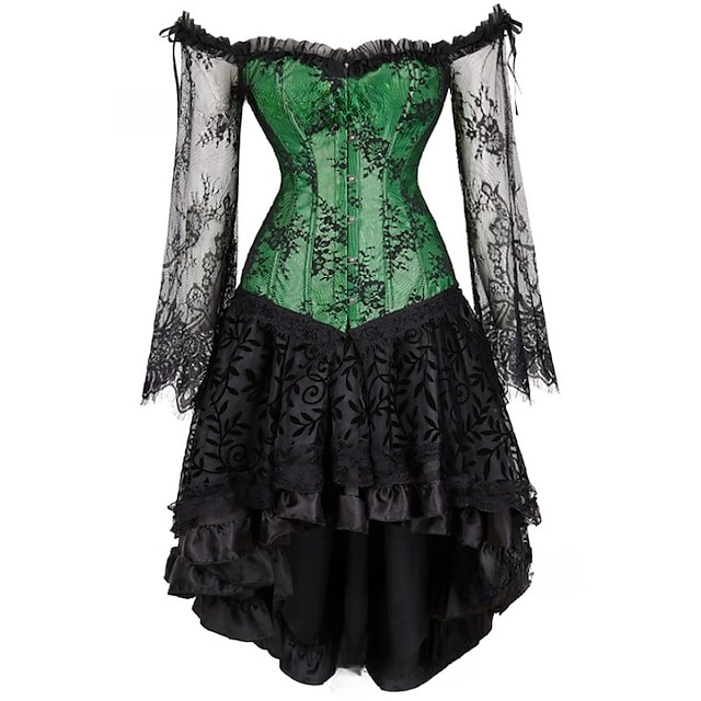 Retro Vintage Sexy Rococo Punk & Gothic Renaissance Dress Overbust ...