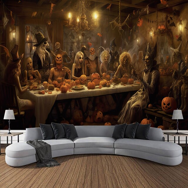 Halloween Decorations Wall Art Large Tapestry Mural Photo Background